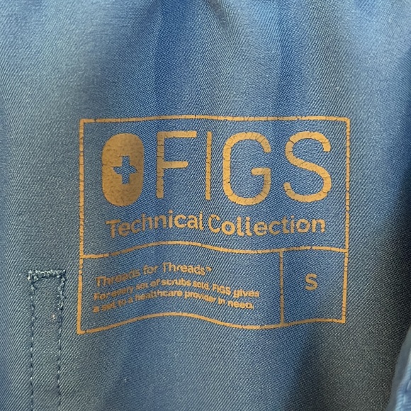 Men’s FIGS Fisco Royal Blue Small scrub bottoms - Picture 6 of 6